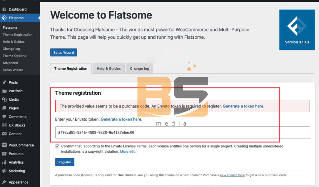 làm sao kich hoạt được theme flatsome wordpress mới nhất năm 2023