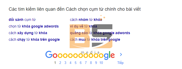 Danh sách cụm từ gợi ý LSI Keyword