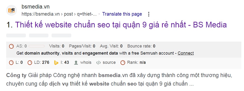 seo description là gì? cách seo description website, seo website onpage
